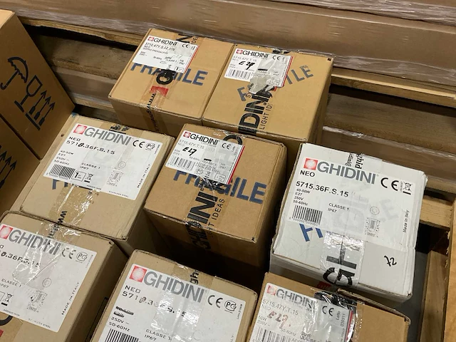 Ghidini partij verschillende vloerlampen (8x) - afbeelding 7 van  8
