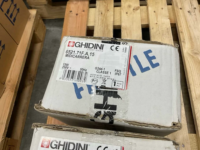 Ghidini rvs vloerlamp 13w (6x) - afbeelding 8 van  9