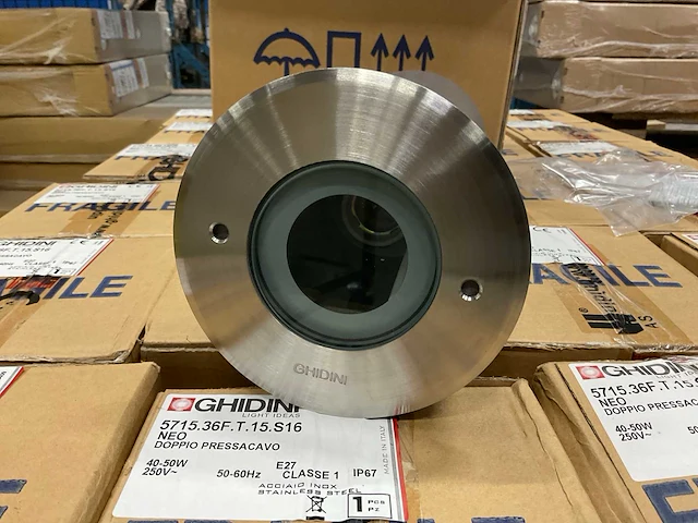 Ghidini rvs vloerlamp (7x) - afbeelding 5 van  13