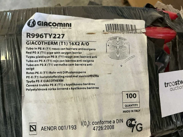 Giacomini geisoleerde buis - afbeelding 3 van  3