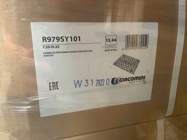Giacomini r979 sy101 draagstructuur voor vloersysteem (10x) - afbeelding 3 van  5