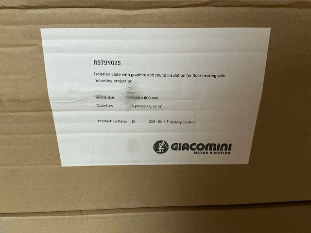 Giacomini r979y025 noppenplaat (24x) - afbeelding 2 van  3