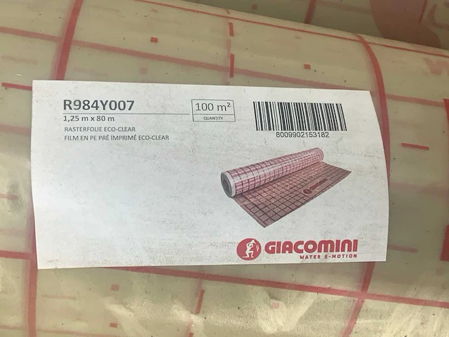 Giacomini rasterfolie r984y007 (11 rol) - afbeelding 5 van  5
