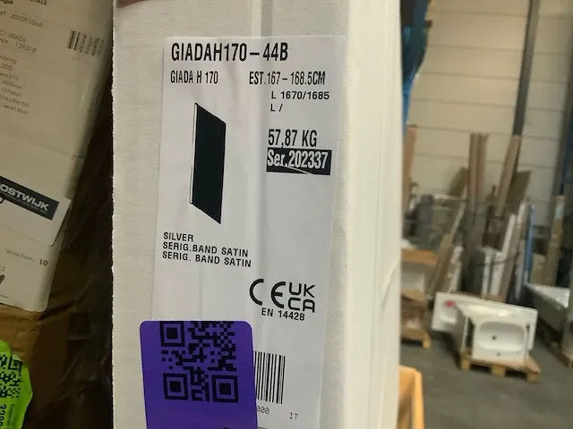 Giada - h170-44b - douchedeur - afbeelding 1 van  2