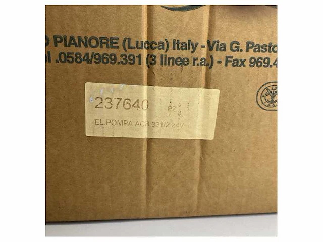 Gianneschi acb331/2 high capacity brons stage pump 24v - afbeelding 4 van  6