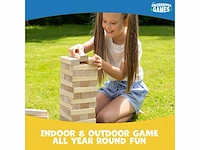 Giant stack 'n' fal mega jenga 100% fsc 54 houten blokken - afbeelding 4 van  5