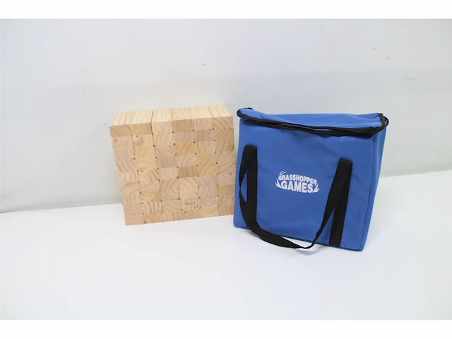 Giant stack 'n' fal mega jenga 100% fsc 54 houten blokken - afbeelding 5 van  5