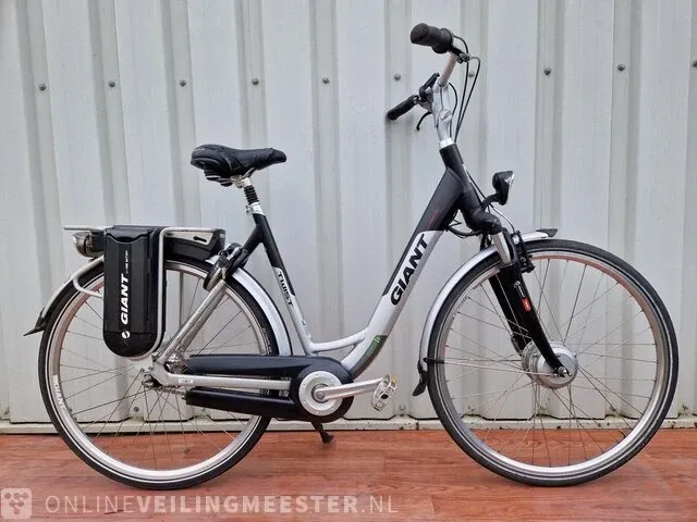 Giant, twist hybrid go e-bike/ elektrische fiets giant, zilver-zwart - afbeelding 1 van  11
