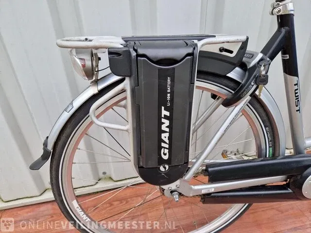 Giant, twist hybrid go e-bike/ elektrische fiets giant, zilver-zwart - afbeelding 7 van  11