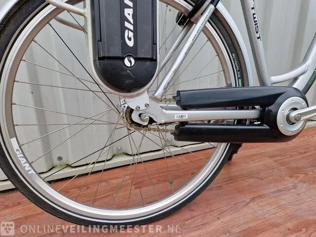 Giant, twist hybrid go e-bike/ elektrische fiets giant, zilver-zwart - afbeelding 9 van  11
