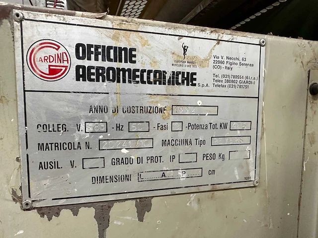 Giardina - 1992 - revers - diversen houtoppervlaktebehandelingen - afbeelding 3 van  6