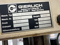 Gierlich pe 500-n-ht hete stempelpers - afbeelding 8 van  8