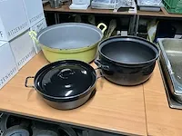 Gietijzeren braadpan (3x)