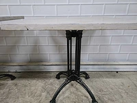 Gietijzeren restauranttafel (8x) - afbeelding 4 van  5