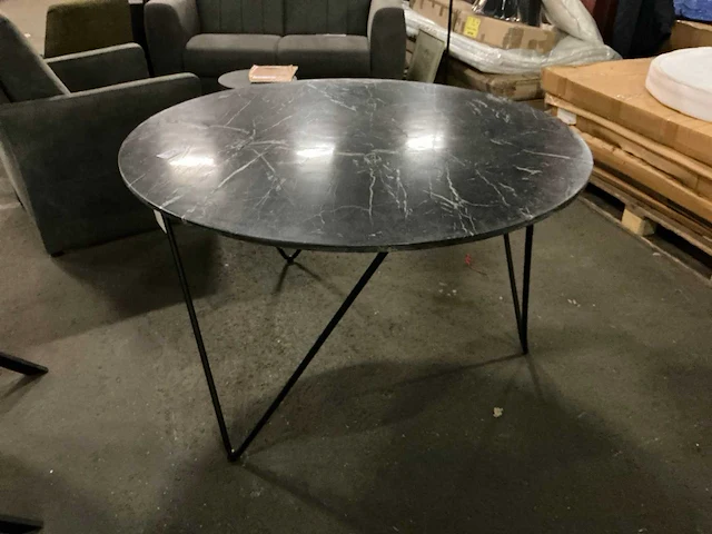 Giga meubel coco marmer eetkamertafel - afbeelding 1 van  3
