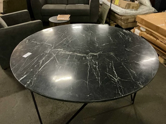 Giga meubel coco marmer eetkamertafel - afbeelding 2 van  3