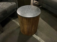 Giga meubel glitzie marmer bijzettafel - afbeelding 1 van  3