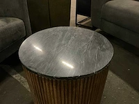 Giga meubel glitzie marmer bijzettafel - afbeelding 2 van  3