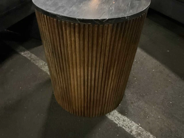 Giga meubel glitzie marmer bijzettafel - afbeelding 3 van  3