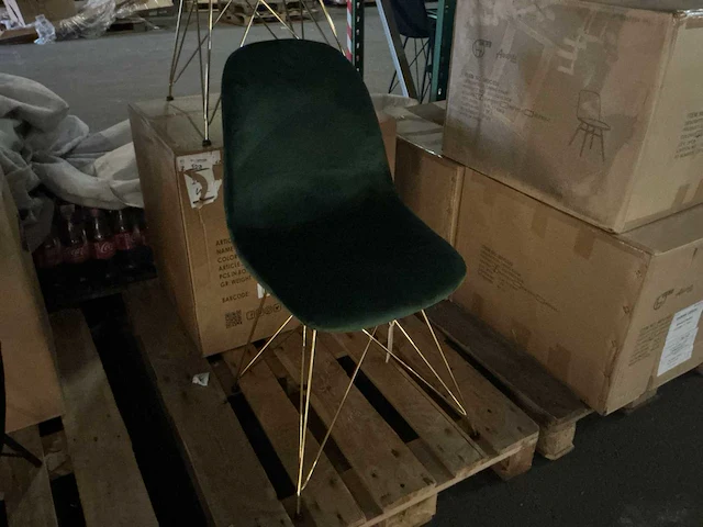 Giga meubel jamie luxe eetkamerstoel (4x) - afbeelding 1 van  3