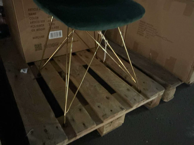 Giga meubel jamie luxe eetkamerstoel (4x) - afbeelding 3 van  3