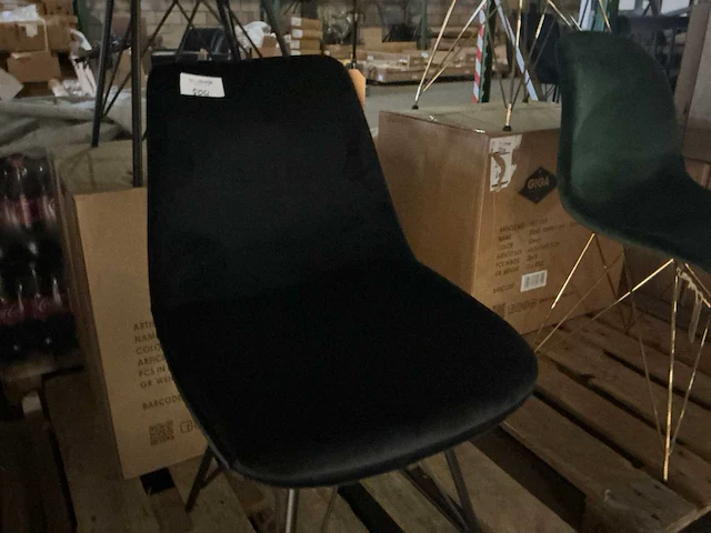 Giga meubel jamie luxe eetkamerstoel (4x) - afbeelding 3 van  4