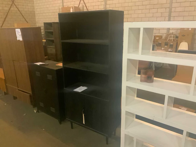 Giga meubel lexi zwart opbergkast - afbeelding 1 van  5