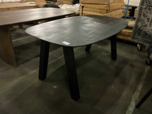 Giga meubel sensi zwart eetkamertafel deens ovaal - afbeelding 1 van  4