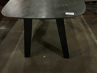 Giga meubel sensi zwart eetkamertafel deens ovaal - afbeelding 4 van  4