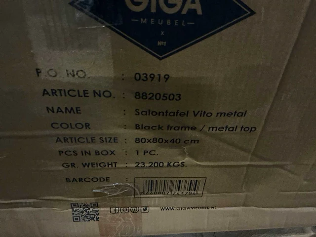 Giga meubel vito salontafel - afbeelding 4 van  4