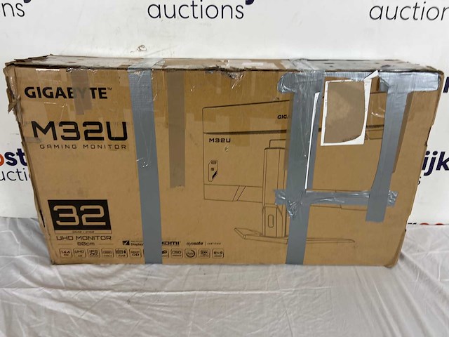 Gigabyte aorus m32u - 4k ips hdmi 2.1 144hz gaming monitor - 32 inch - afbeelding 2 van  2
