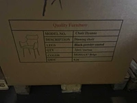 Gigameubel chair dyonne eetkamerstoel (4x) - afbeelding 5 van  5