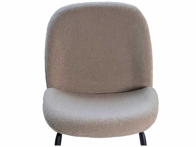 Gigameubel dewi teddy taupe 8823396 eetkamerstoel (4x) - afbeelding 2 van  9