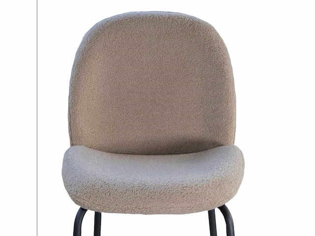 Gigameubel dewi teddy taupe 8823977 barstoel (4x) - afbeelding 3 van  6
