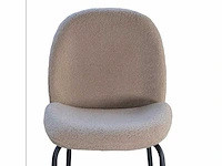 Gigameubel dewi teddy taupe 8823977 barstoel (4x) - afbeelding 3 van  6