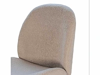 Gigameubel dewi teddy taupe 8823977 barstoel (4x) - afbeelding 5 van  6