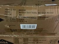 Gigameubel dewi teddy wit 8823980 barstoel (4x) - afbeelding 5 van  5