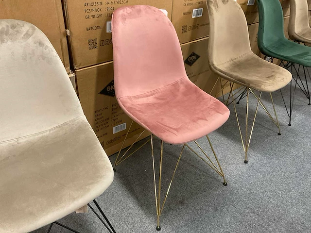 Gigameubel eetkamerstoelen jamie luxe (4x) - afbeelding 1 van  5