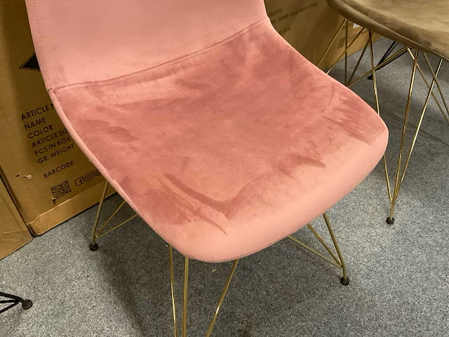 Gigameubel eetkamerstoelen jamie luxe (4x) - afbeelding 3 van  5