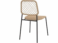 Gigameubel elie rope naturel 8823711 eetkamerstoel (4x) - afbeelding 2 van  7
