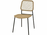 Gigameubel elie rope naturel 8823711 eetkamerstoel (6x) - afbeelding 1 van  7