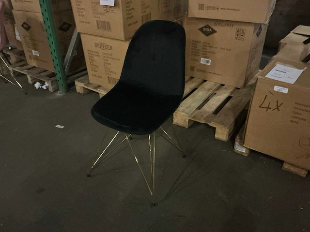 Gigameubel jamie luxe eetkamerstoel (4x) - afbeelding 1 van  4