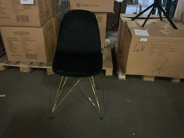 Gigameubel jamie luxe eetkamerstoel (4x) - afbeelding 2 van  4