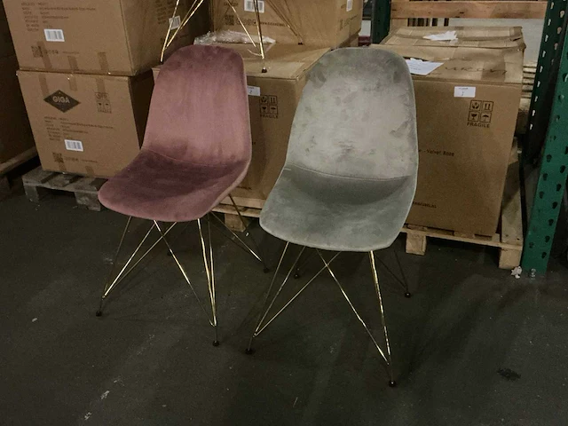 Gigameubel jamie luxe eetkamerstoel (4x) - afbeelding 1 van  7