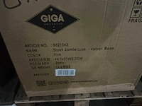 Gigameubel jamie luxe eetkamerstoel (6x) - afbeelding 5 van  5