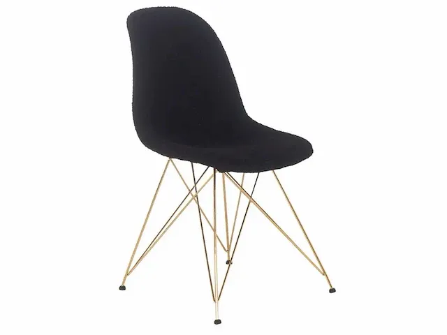 Gigameubel jamie luxe teddy eetkamerstoel (4x) - afbeelding 1 van  6