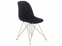 Gigameubel jamie luxe teddy eetkamerstoel (4x) - afbeelding 1 van  6