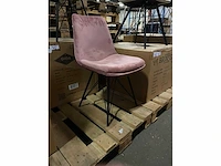 Gigameubel jamie velvet 8820618 eetkamerstoel (10x) - afbeelding 1 van  4