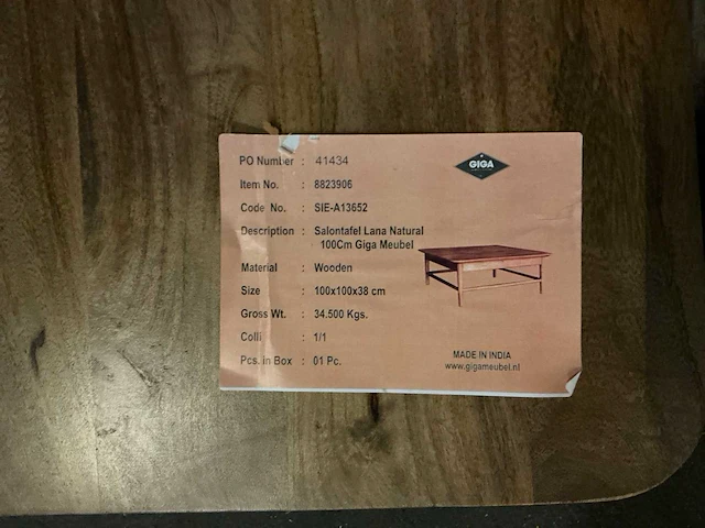 Gigameubel lana naturel salontafel (3x) - afbeelding 7 van  7