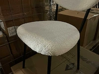 Gigameubel melanie boucle beige 8823843 eetkamerstoel (10x) - afbeelding 8 van  8
